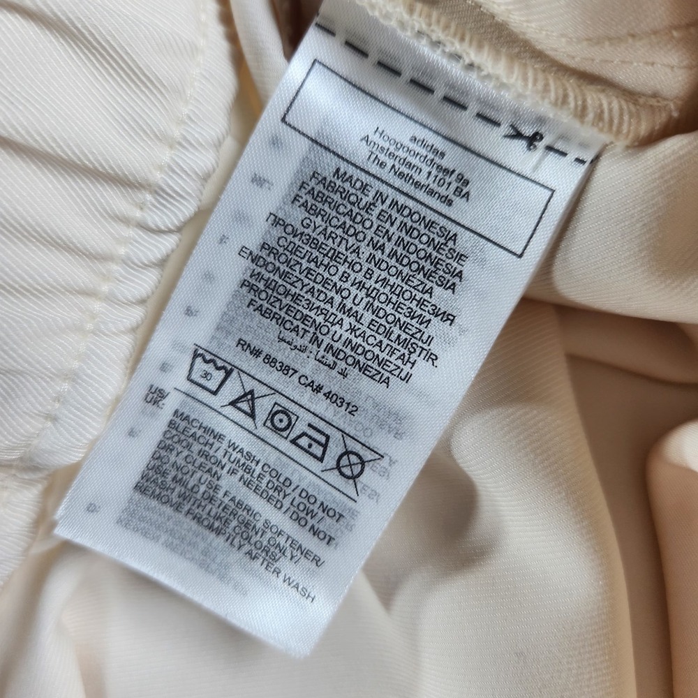 ADIDAS Originals Side Snap Track Pants 3xl Wonder White EUC - Picture 4 of 10